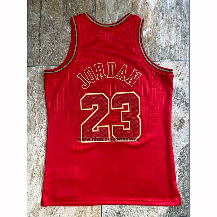 Camiseta Chicago Bulls Michael Jordan NO 23 Retro 2020 Chinese New Year Rojo